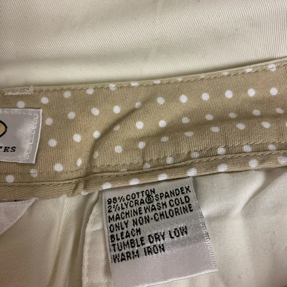 Talbots Capri Pants Khaki Classic Causal Preppy Neutral Timeless SZ 18W Petite - Picture 7 of 10